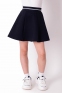 Трикотажная юбка  для девочки Mevis 3769-01, цвет синий