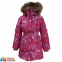 Пальто-пуховик зимний для девочки Huppa GRACE 1, цвет fuchsia pattern 73263