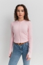 Лонгслів для дівчат Suzie Леяна SW197-Y5F22, колір рожевий